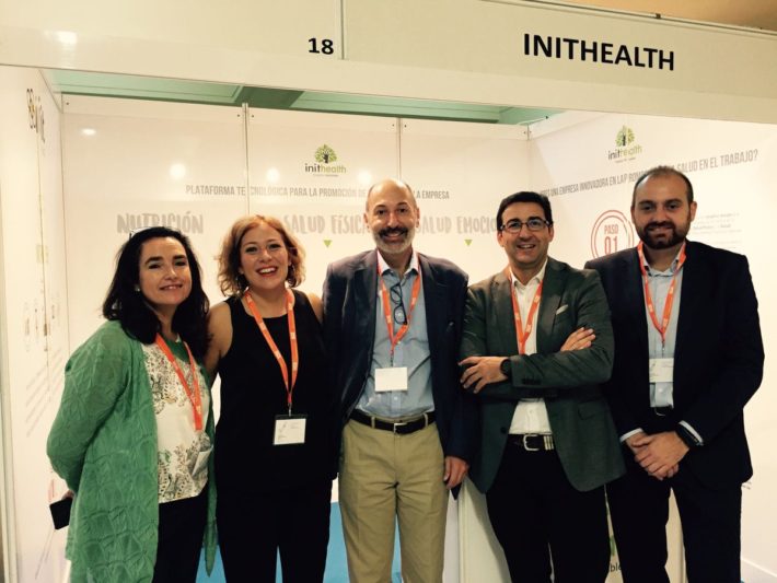 Tecnología para promocionar la salud en el trabajo Inithealth Empresa Saludable en Congreso Prevencionar
